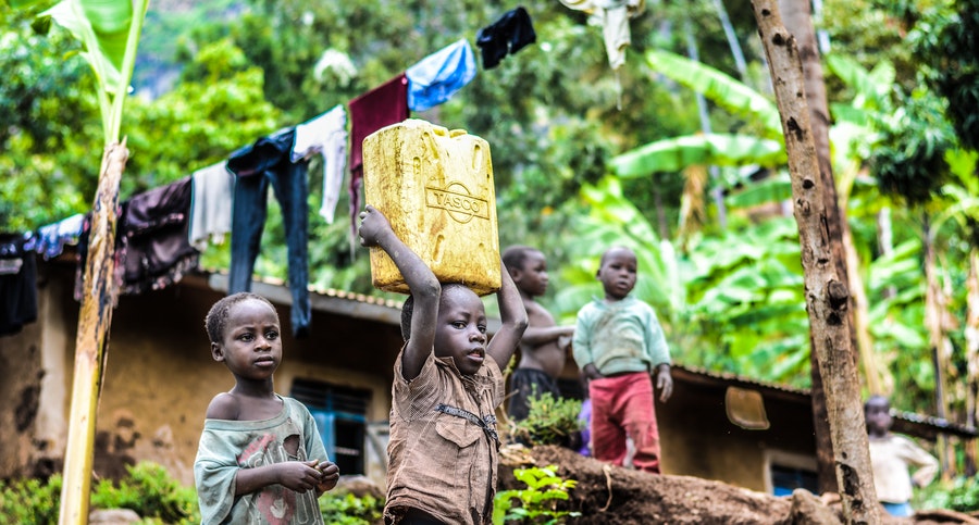 malnourished children in Sub-saharan Africa