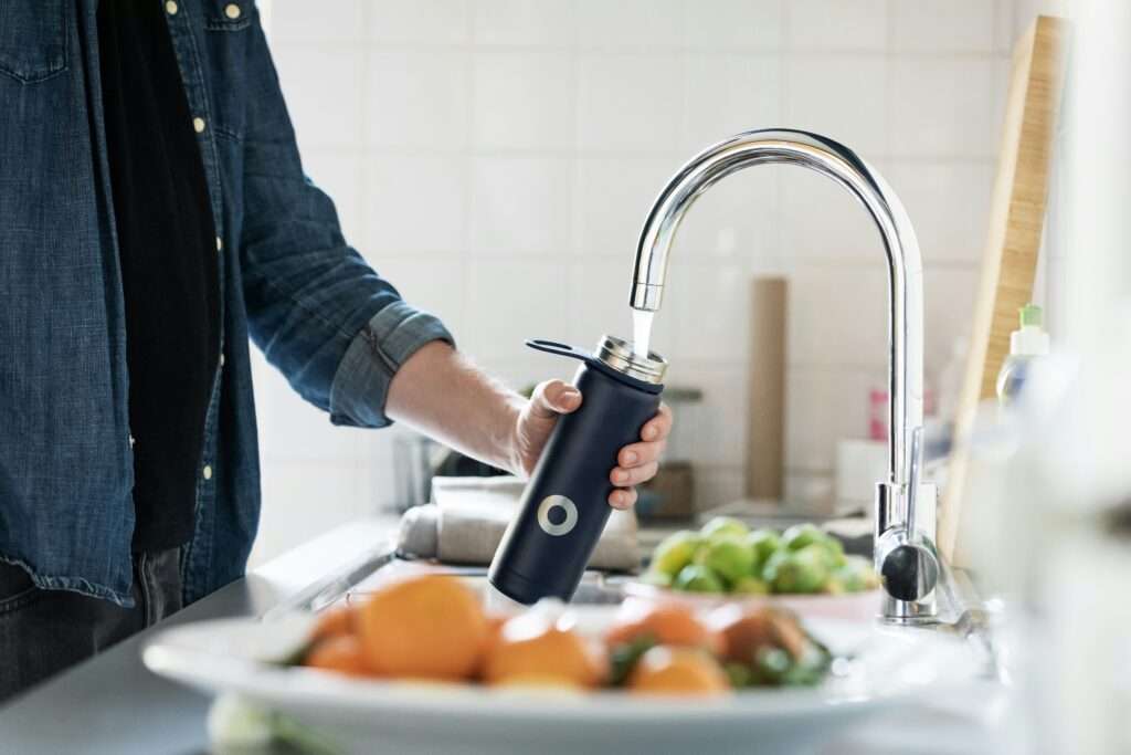 A sustainable lifestyle embraces reusable bottles