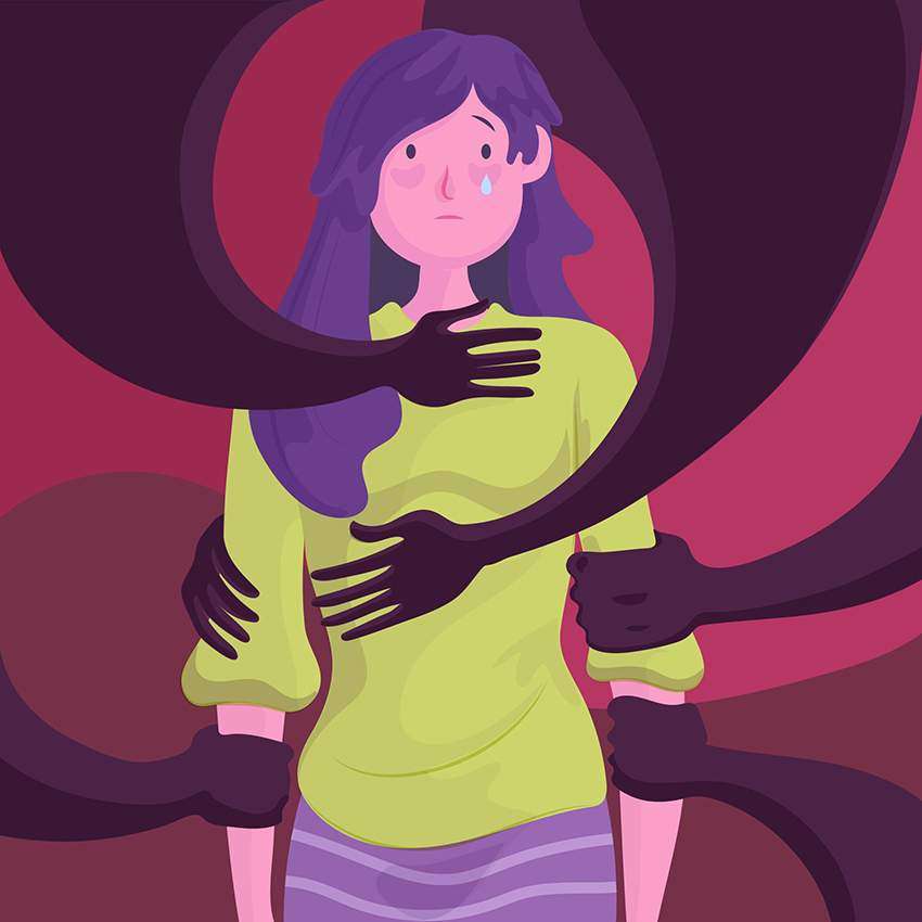 Forced Prostitution is a primary example of exploitation of rights. Many women and children are forced into prostitution by traffickers.