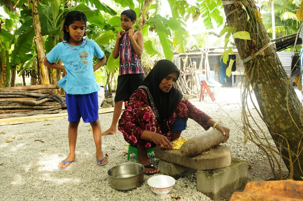In much of the world, women are tasked with the daily chores required to meet the needs of the household. Promoting gender equality necessitates a more even share of the workload between genders.