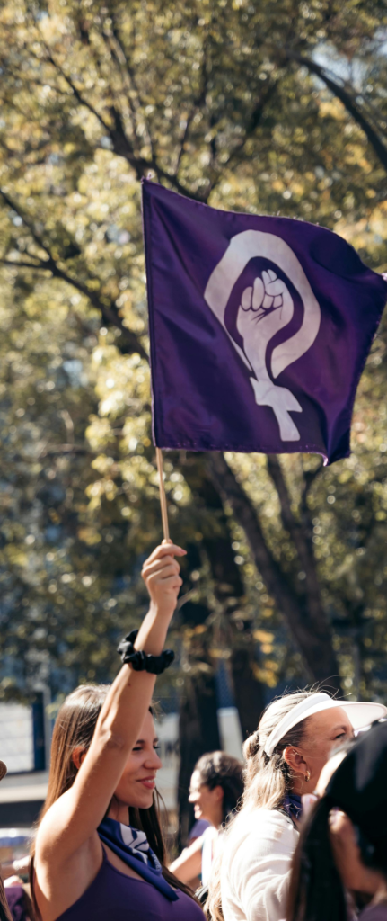 Woman Protesting Woman Protesting