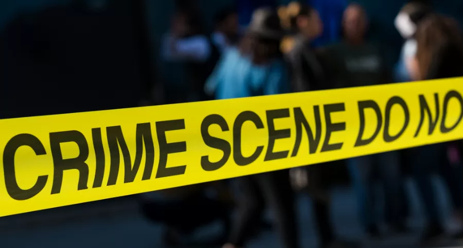 Crime scene photo
